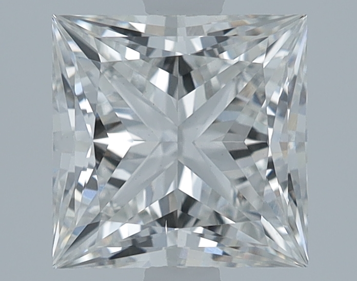 1.85 carat Princess lab grown diamond, F VS2, IGI certified