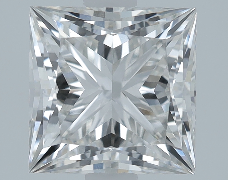 1.65 carat Princess lab grown diamond, G VS1, IGI certified