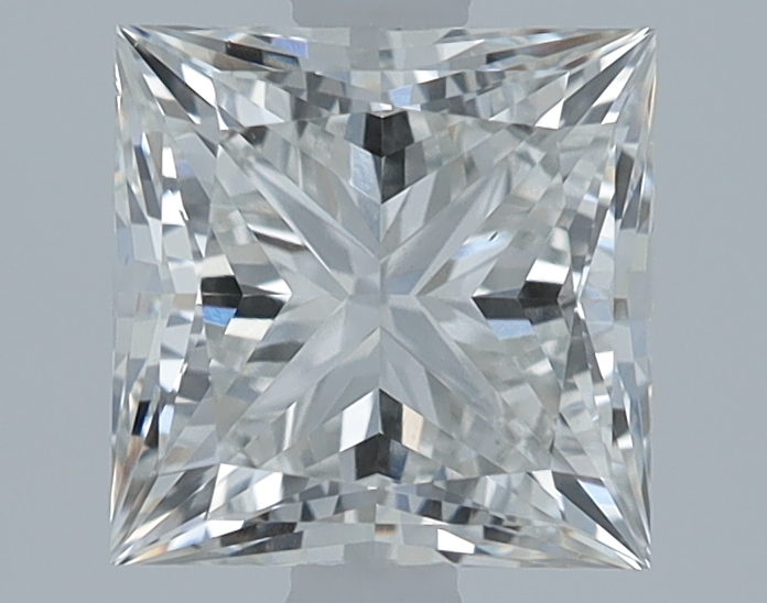 1.84 carat Princess lab grown diamond, G VS1, IGI certified