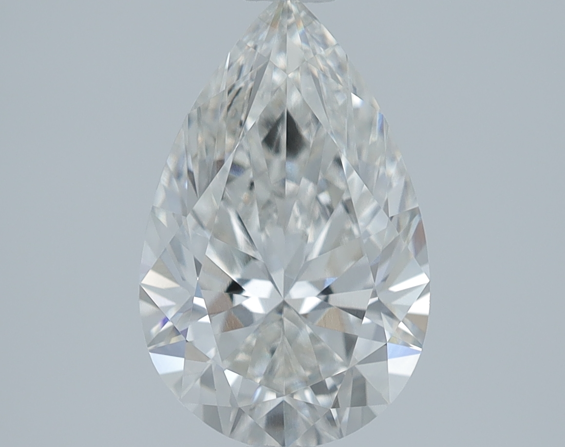 1.68 carat Pear lab grown diamond, G VS1, IGI certified