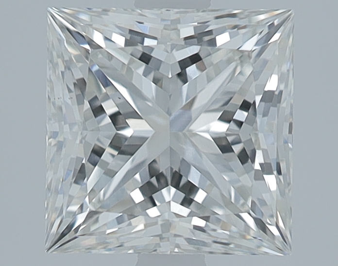 1.84 carat Princess lab grown diamond, G VS1, IGI certified