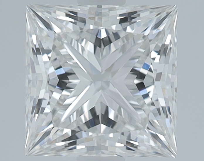 1.72 carat Princess lab grown diamond, G VVS2, IGI certified