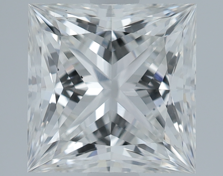 1.82 carat Princess lab grown diamond, G VS2, IGI certified