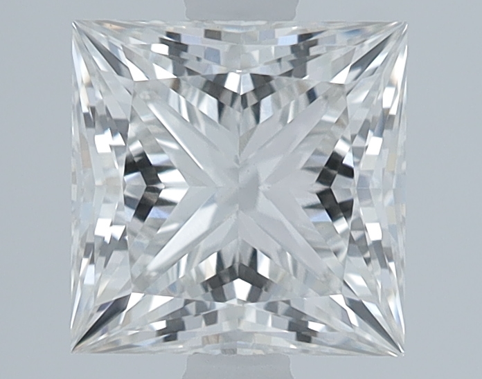 1.75 carat Princess lab grown diamond, G VS1, IGI certified