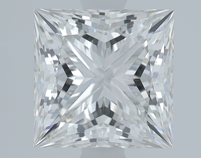 1.74 carat Princess lab grown diamond, G VS1, IGI certified