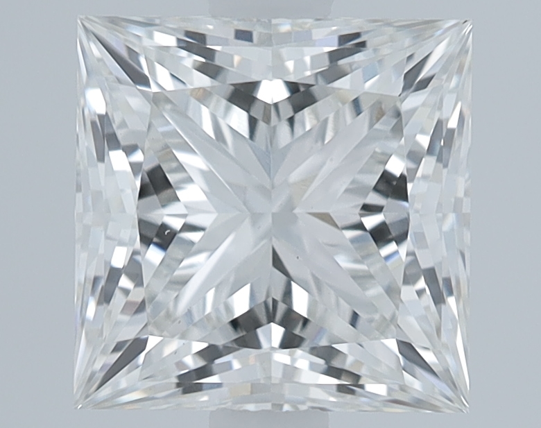 1.84 carat Princess lab grown diamond, G VS1, IGI certified