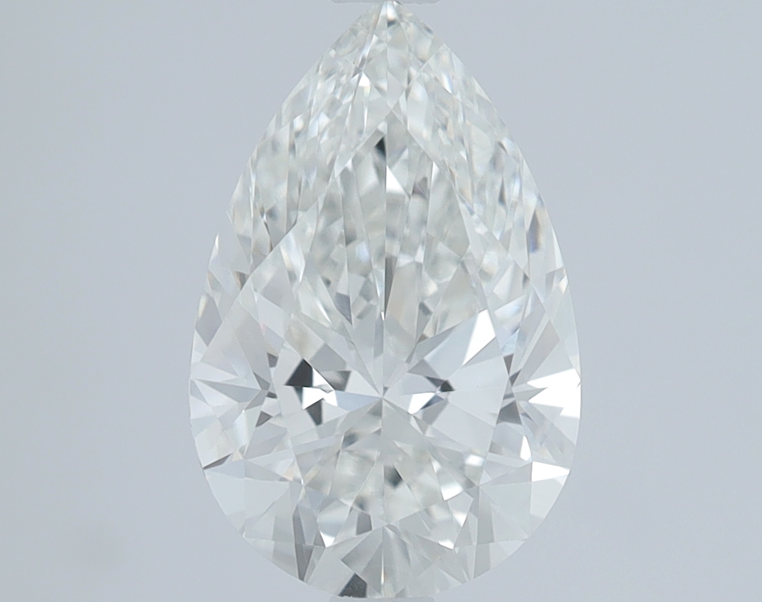 1.67 carat Pear lab grown diamond, G VVS2, IGI certified