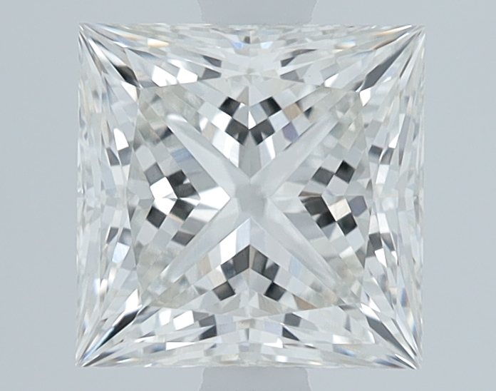 1.75 carat Princess lab grown diamond, G VS1, IGI certified