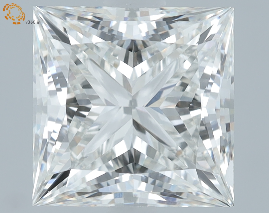 2.44 carat Princess lab grown diamond, G VS1, IGI certified