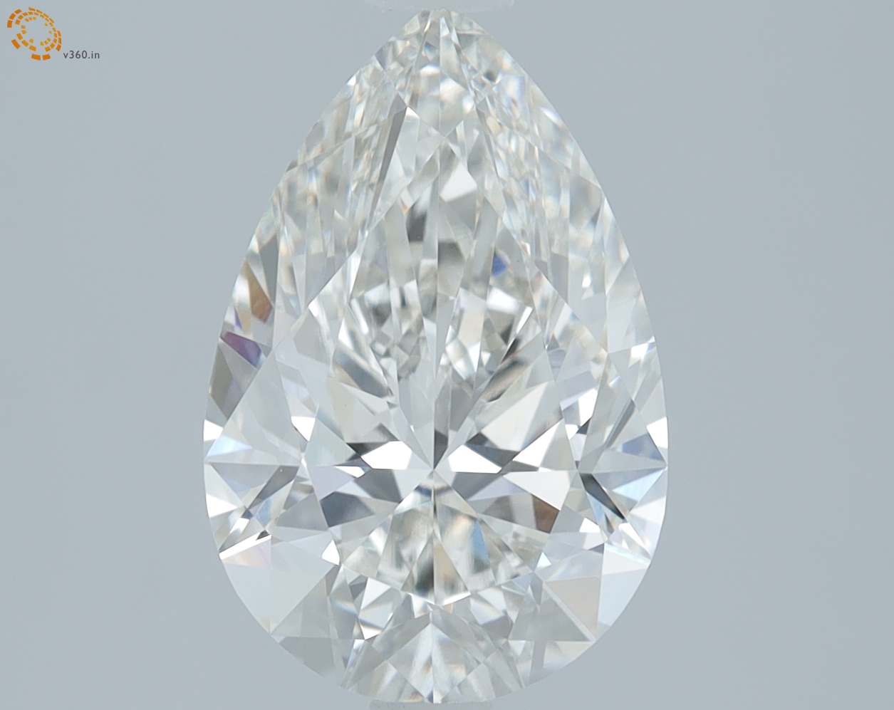 1.89 carat Pear lab grown diamond, G VVS2, IGI certified