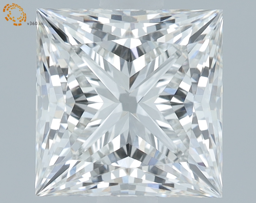 1.73 carat Princess lab grown diamond, G VVS2, IGI certified