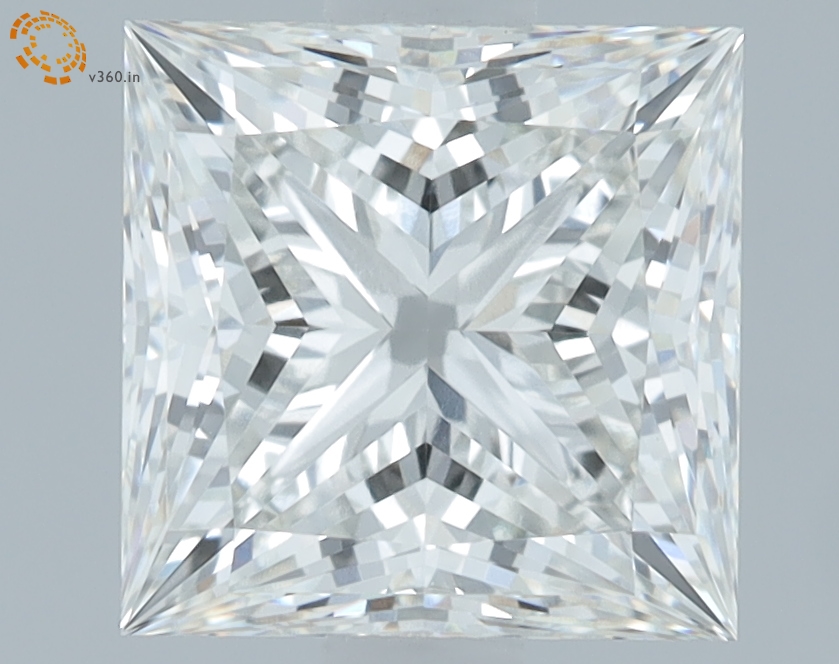 1.71 carat Princess lab grown diamond, G VVS2, IGI certified