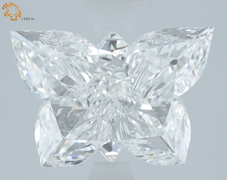 4.02 carat Butterfly lab grown diamond, F VVS2, IGI certified