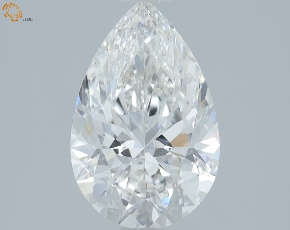 1.59 carat Pear lab grown diamond, G VVS2, IGI certified