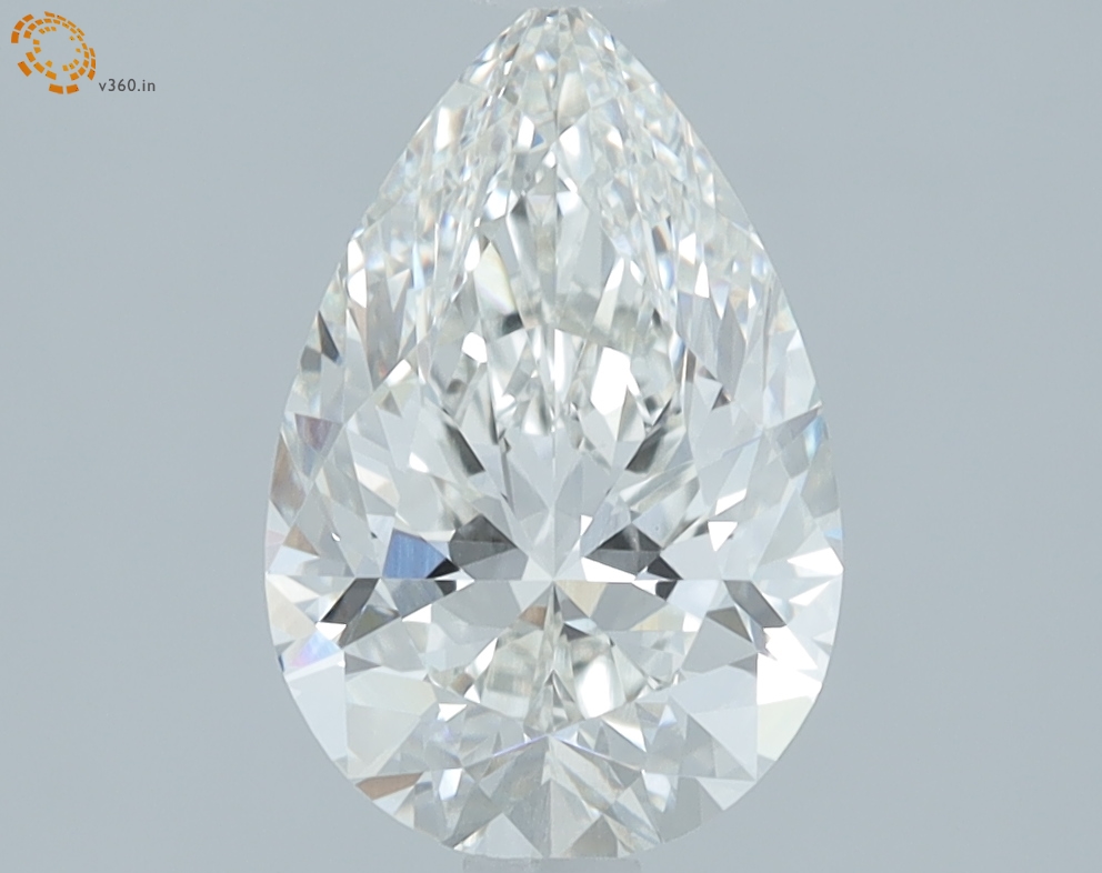 1.59 carat Pear lab grown diamond, G VVS2, IGI certified