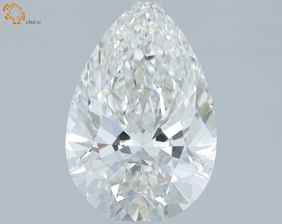 1.54 carat Pear lab grown diamond, G VVS2, IGI certified