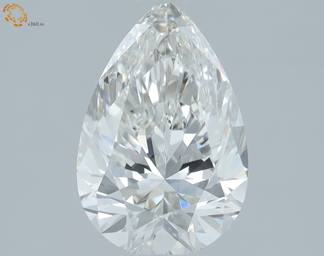 1.59 carat Pear lab grown diamond, G VVS2, IGI certified