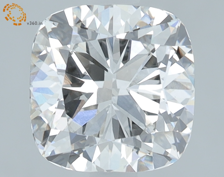 2.10 carat Cushion lab grown diamond, G VS1, IGI certified