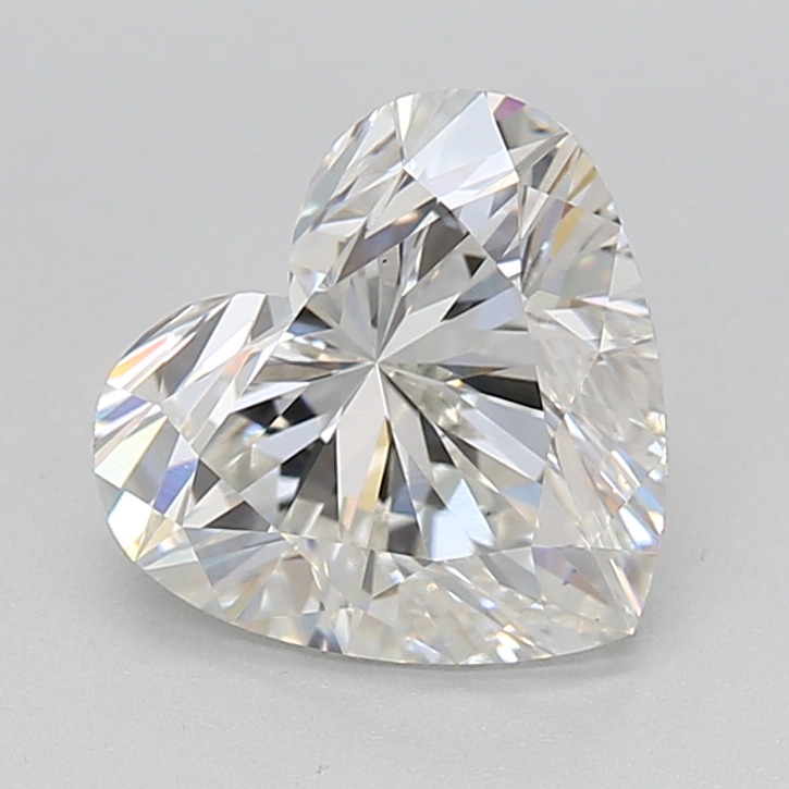 1.60 carat Heart lab grown diamond, G VS1, IGI certified