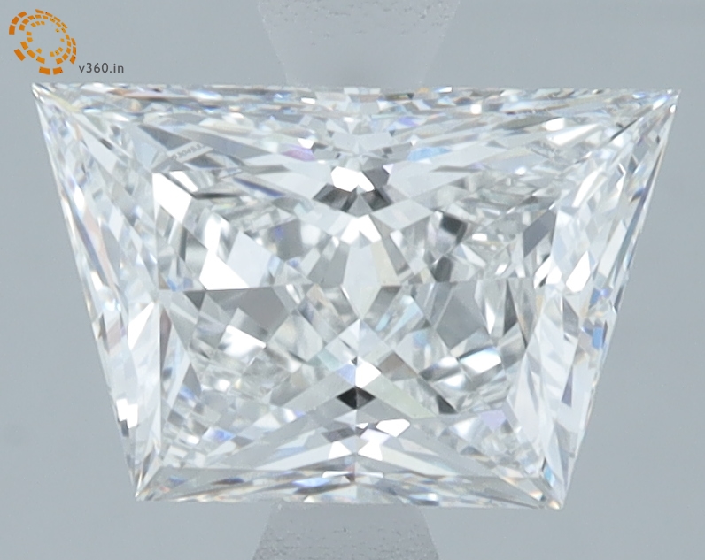 2.07 carat Trapezoid Brilliant lab grown diamond, E VS1, IGI certified