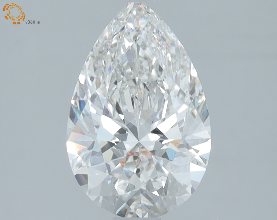 1.84 carat Pear lab grown diamond, G VVS2, IGI certified