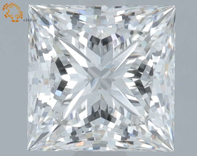 1.78 carat Princess lab grown diamond, G VS1, IGI certified