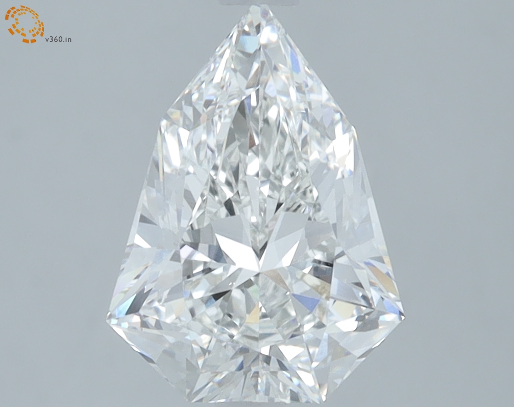 2.17 carat Shield lab grown diamond, F VVS2, IGI certified