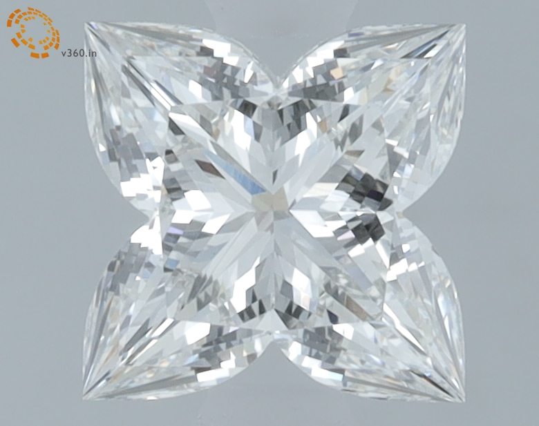 1.51 carat Lily Cut lab grown diamond, F VVS2, IGI certified