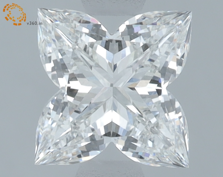 1.24 carat Lily Cut lab grown diamond, F VVS2, IGI certified