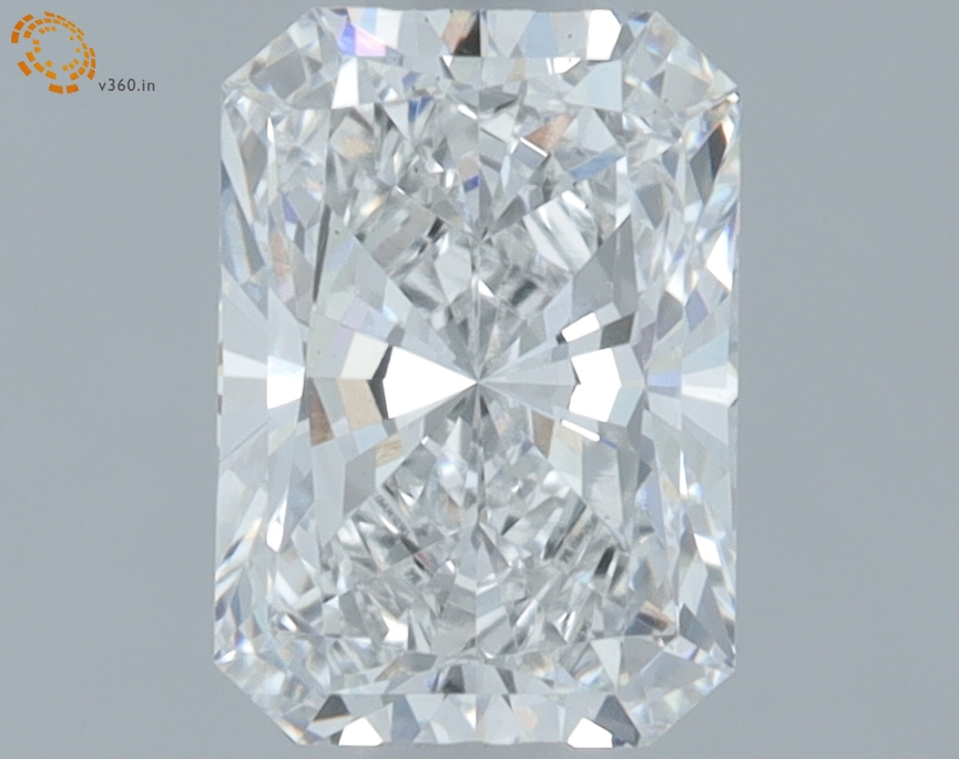 1.08 carat Radiant Cut lab grown diamond, E VS2, IGI certified
