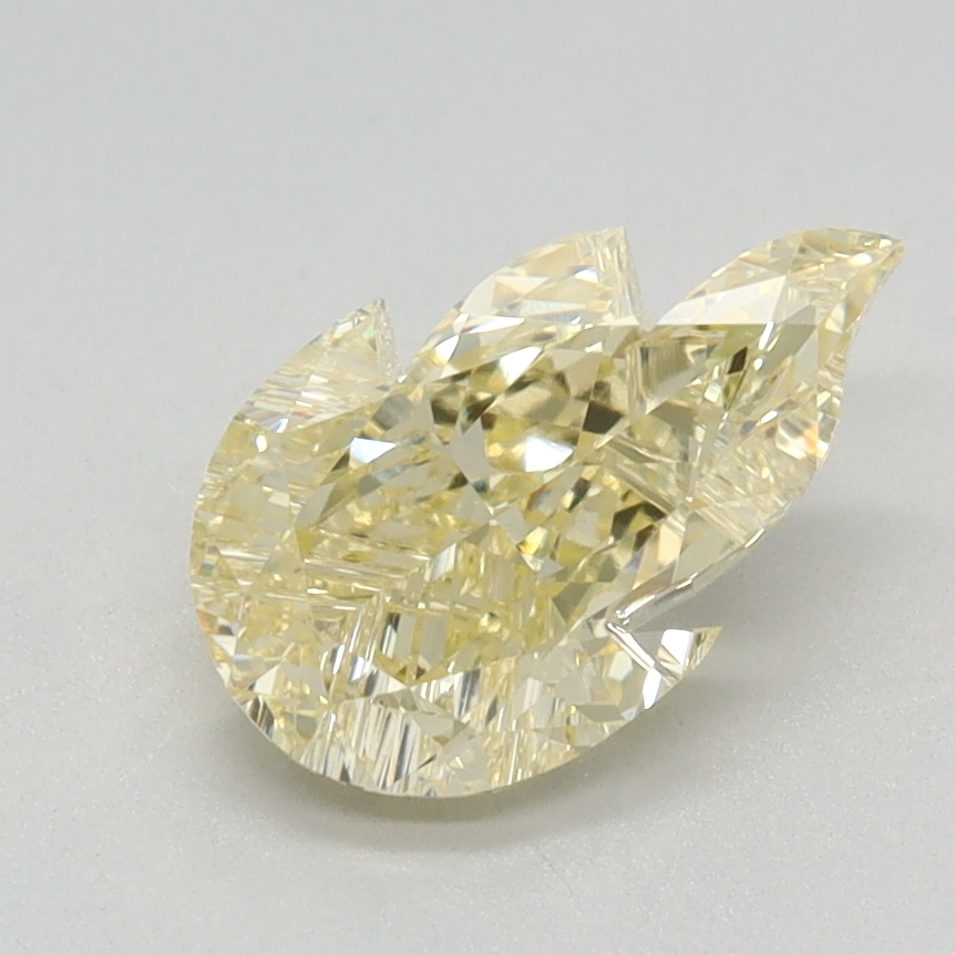 1.23 carat Fancy Intense Yellow Other lab grown diamond, VVS2, IGI certified