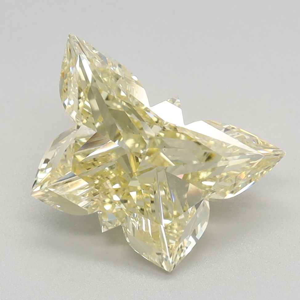 2.04 carat Fancy Intense Yellow Butterfly lab grown diamond, VS1, IGI certified