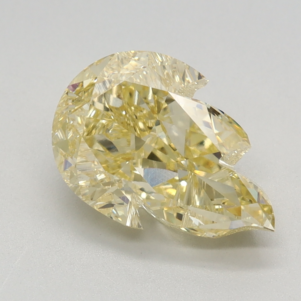 2.26 carat Fancy Intense Yellow Other lab grown diamond, VVS2, IGI certified