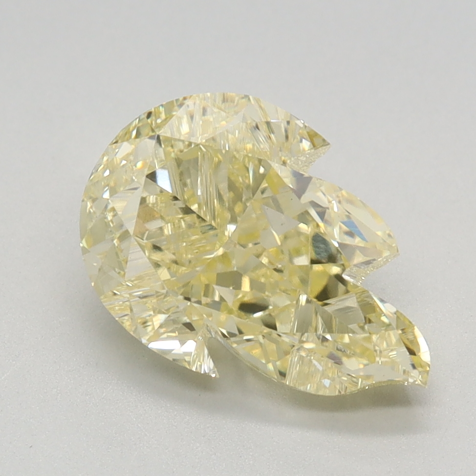 2.22 carat Fancy Intense Yellow Other lab grown diamond, VS1, IGI certified