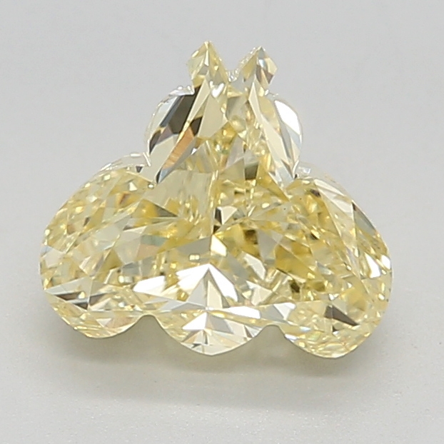 2.52 carat Fancy Intense Yellow Other lab grown diamond, VVS2, IGI certified