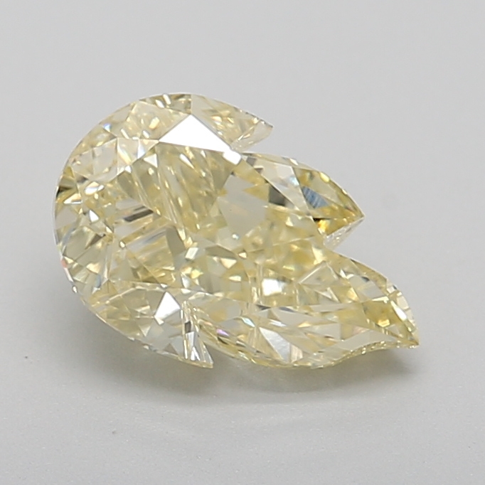 2.05 carat Fancy Yellow Other lab grown diamond, VVS2, IGI certified