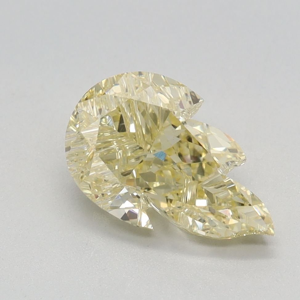 1.43 carat Fancy Intense Yellow Other lab grown diamond, VS1, IGI certified