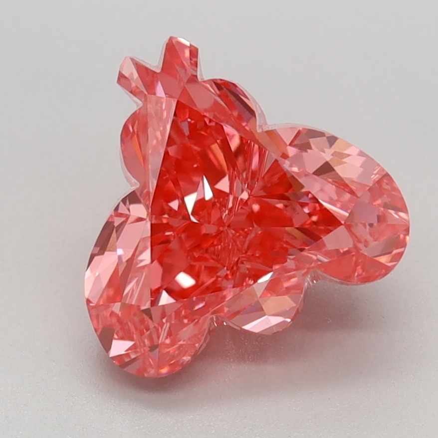 2.10 carat Fancy Vivid Pink Other lab grown diamond, VVS2, IGI certified