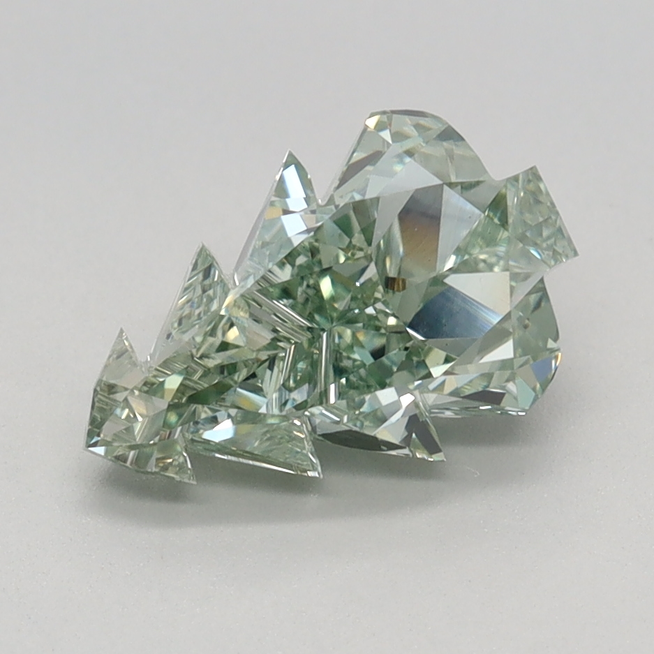 1.49 carat Fancy Intense Green Other lab grown diamond, VVS2, IGI certified