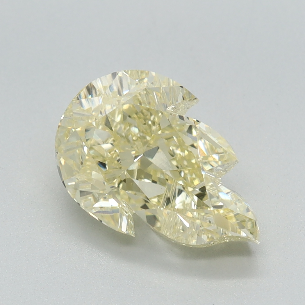 2.04 carat Fancy Yellow Other lab grown diamond, VVS2, IGI certified