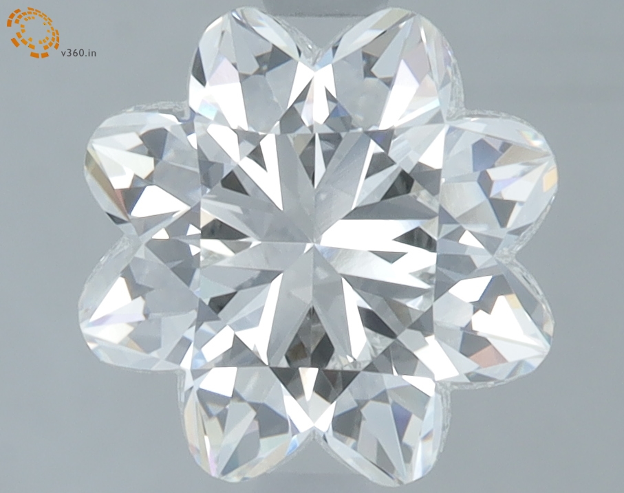 2.56 carat Lily Cut lab grown diamond, F VVS2, IGI certified