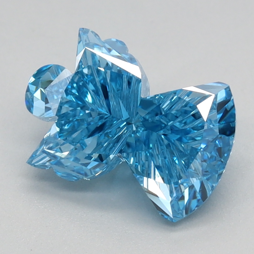 1.25 carat Fancy Vivid Blue Other lab grown diamond, VVS2, IGI certified