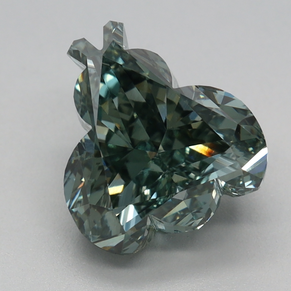 2.04 carat Fancy Intense Green Other lab grown diamond, VS1, IGI certified
