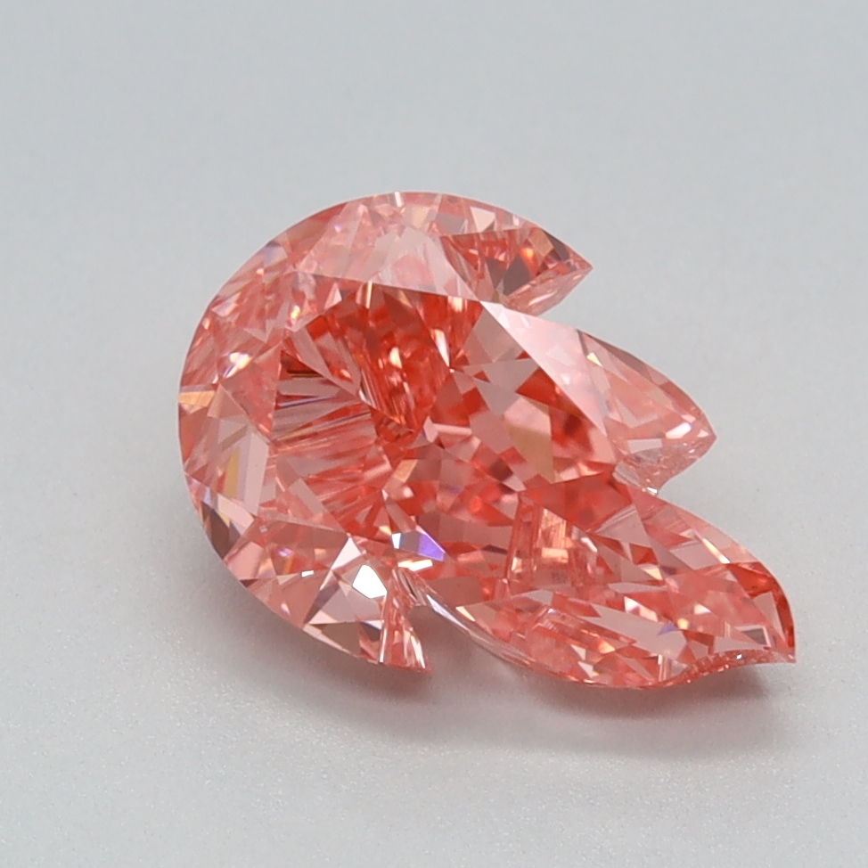1.52 carat Fancy Vivid Pink Other lab grown diamond, VVS2, IGI certified