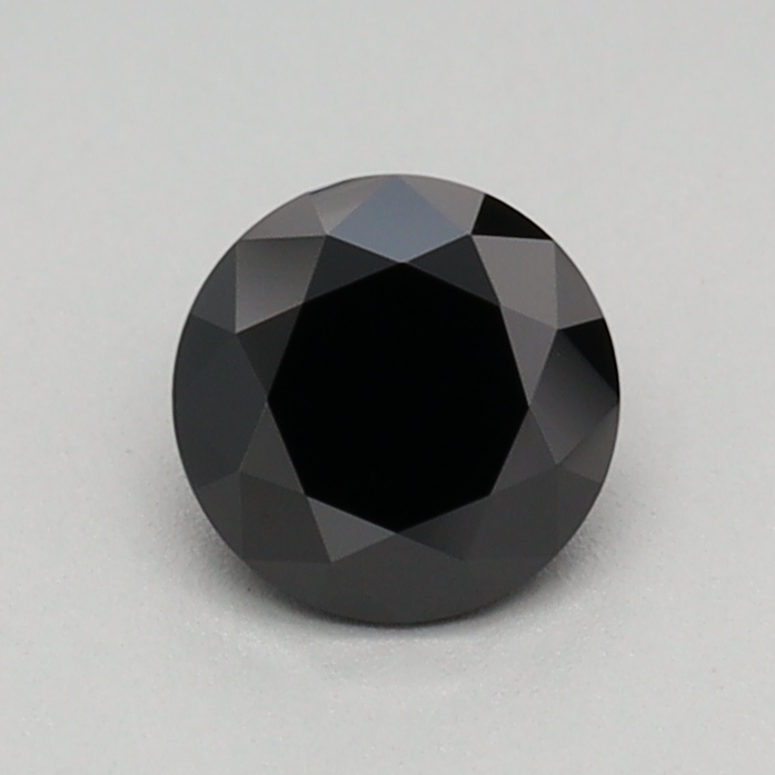 0.41 carat Fancy Black Round lab grown diamond, VS1, IGI certified