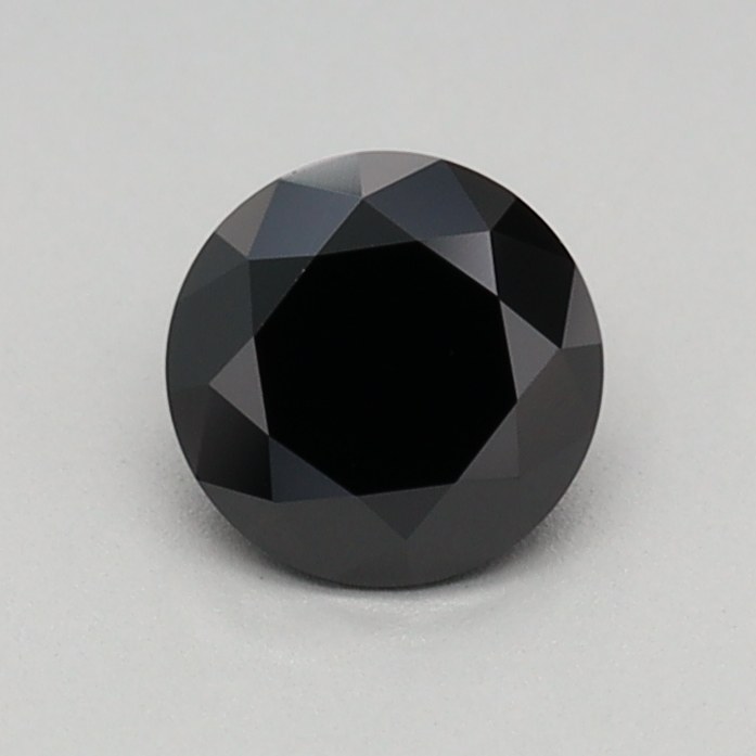 0.41 carat Fancy Black Round lab grown diamond, VS1, IGI certified