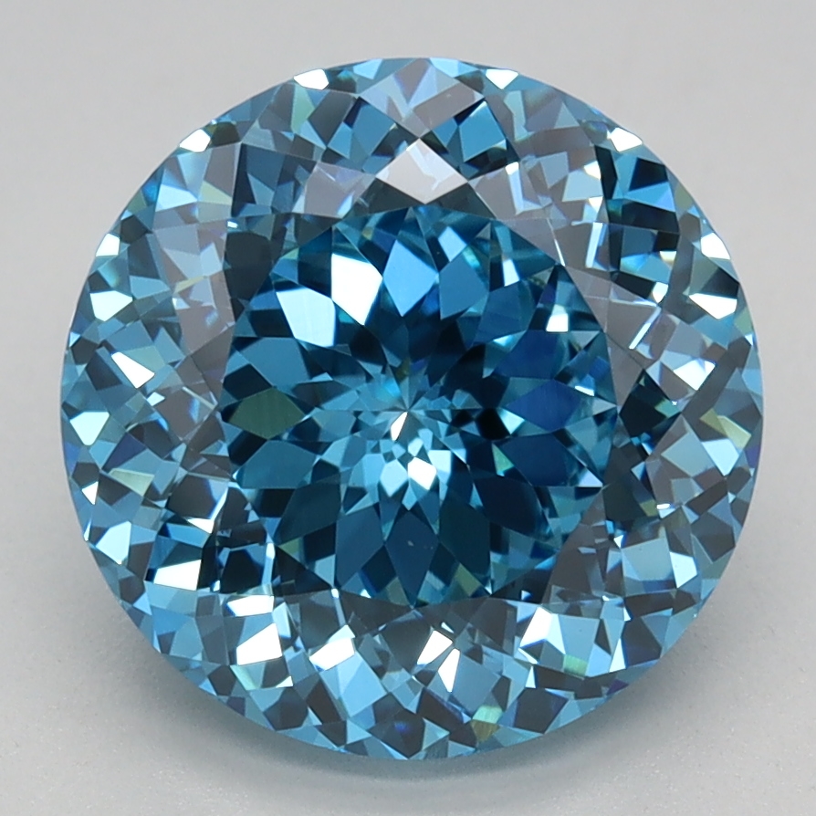 3.15 carat Fancy Vivid Blue Portuguese lab grown diamond, VVS2, IGI certified