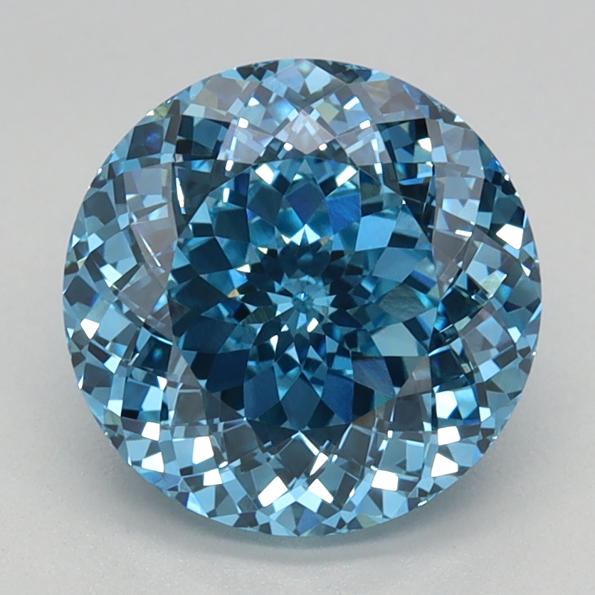 2.04 carat Fancy Vivid Blue Portuguese lab grown diamond, VVS2, IGI certified
