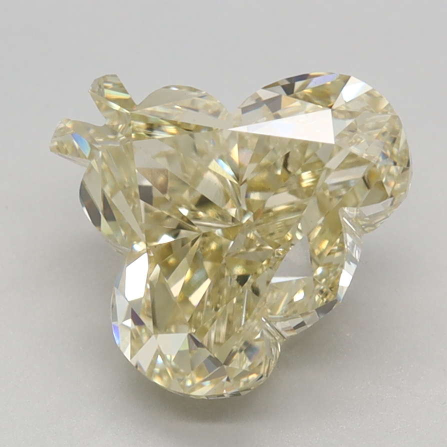 2.66 carat Fancy Yellow Other lab grown diamond, VVS2, IGI certified