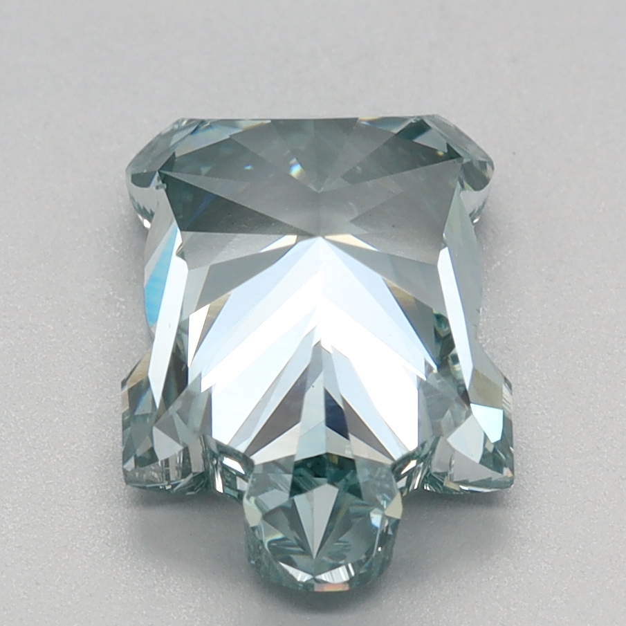 2.23 carat Fancy Vivid Green Tortoise lab grown diamond, VS1, IGI certified